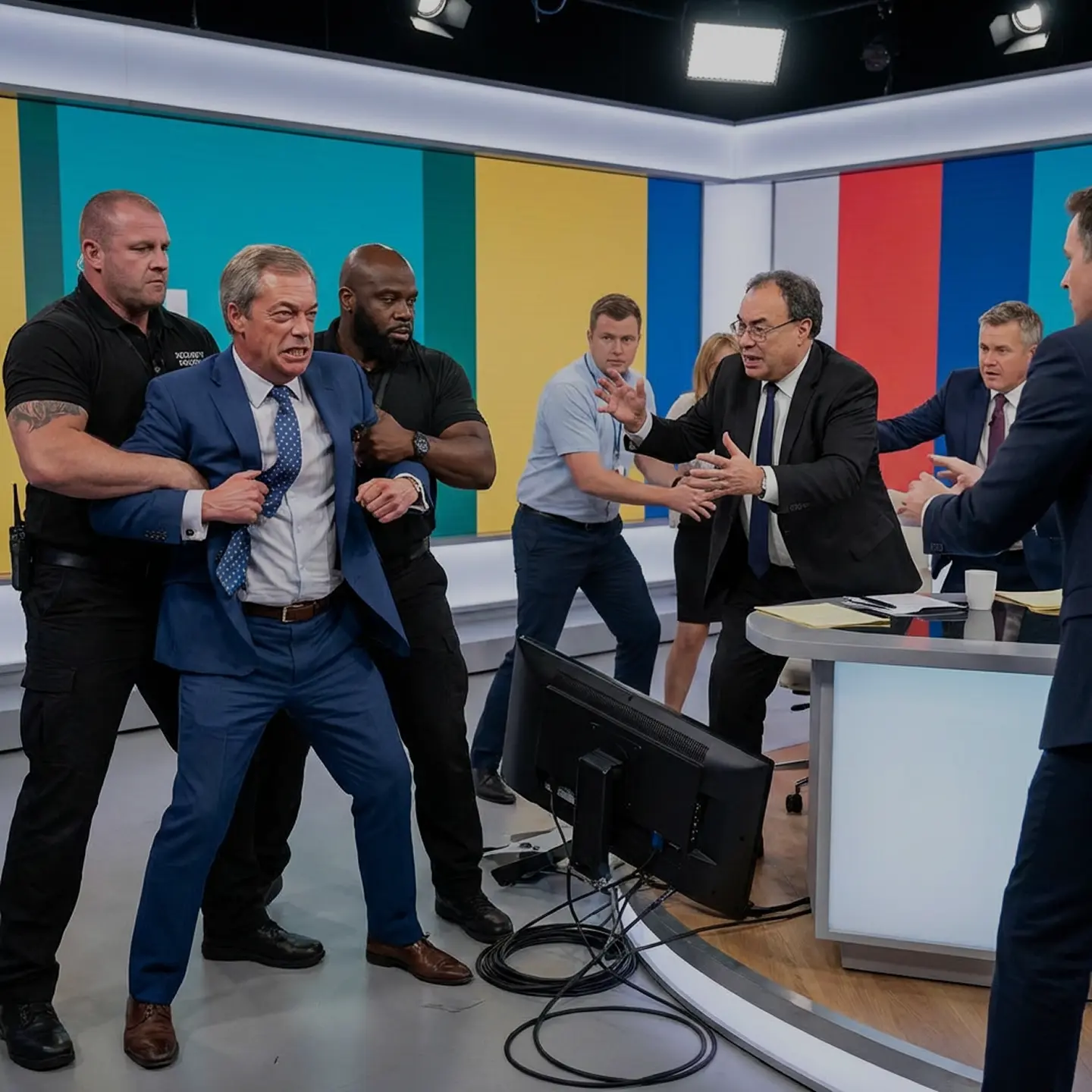 Nigel Farage confronting Andrew Bailey on BBC Question Time